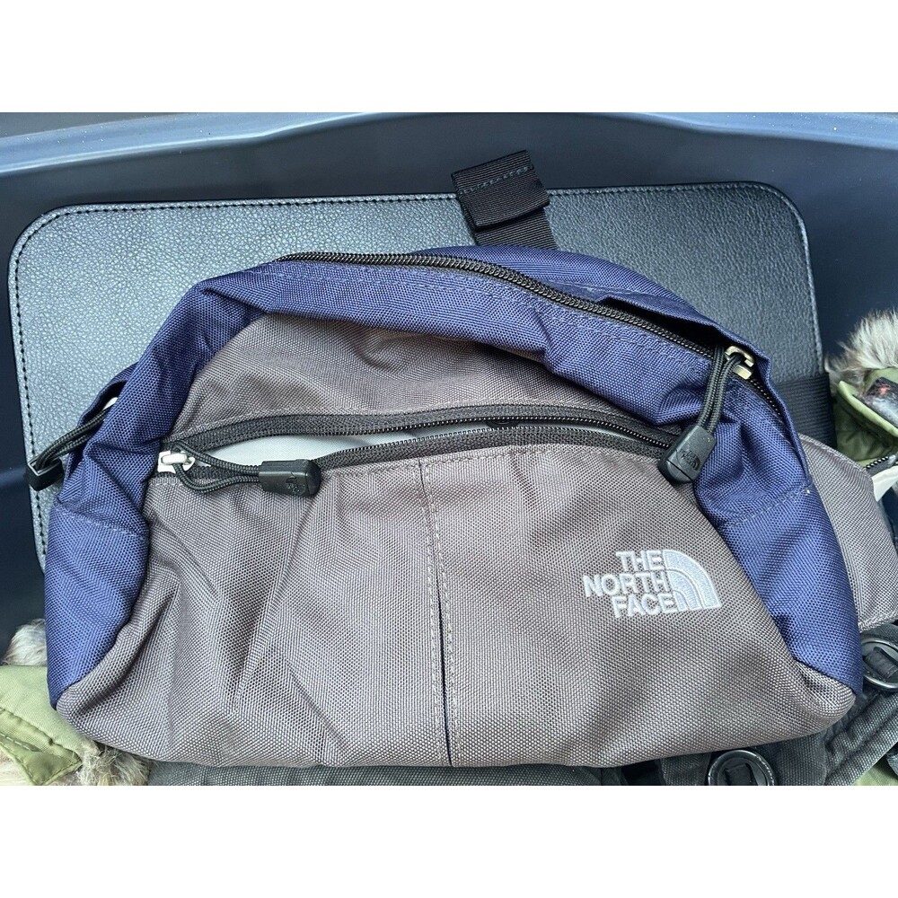 The North Face Fanny Pack - Waist Bag - Bum Belt Bag - Blue & Grey Never Worn